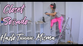 COMO HACER UN CLOSET  REMODELACIÓN  KATTE CASTRO [upl. by Odlanyer]