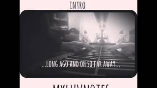 MYLUVNOTES  LONG AGO AND OH SO FAR AWAY by LUTHER VANDROSS  PIANO COVER  15SECCOVERS [upl. by Waylon]