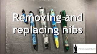 Removing and replacing nibs [upl. by Schreibe871]