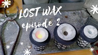 Lost Wax Jewelry  part 2  Casting Process [upl. by Lonni]