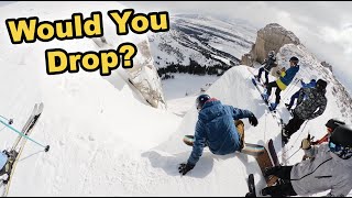 Dropping Corbets Couloir Jackson Hole Wyoming  Season 5 Day 93 [upl. by Kendrick237]