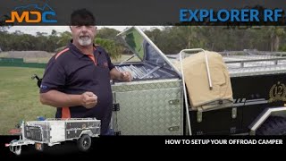 How to Setup MDC EXPLORER RF Camper Trailer [upl. by Aneeg917]