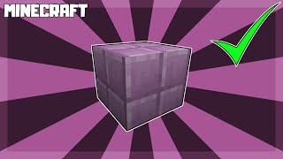 MINECRAFT  How to Make PURPUR Blocks 1163 [upl. by Alegnasor]