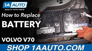 How to Replace Battery 0007 Volvo V70 [upl. by Adok214]