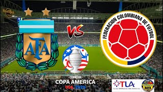 EN VIVO 🔴 ARGENTINA vs COLOMBIA  por Costa Radio [upl. by Ecirual]