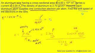 An aluminum wire having a crosssectional area [upl. by Baudelaire925]