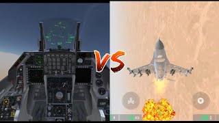 F16 vs Mig23 [upl. by Sacksen389]