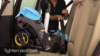 Doona Car Seat Installation  Installing Doona Without ISOFIX Base [upl. by Inahpit552]