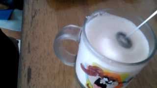 Aerolatte Review Frothing Cold Milk In Under 1 Minute [upl. by Culliton]