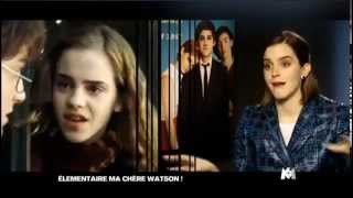 Interview Emma Watson speaks french [upl. by Opal678]