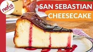 SON ZAMANLARIN MEŞHUR TATLISI 🤩San Sebastian Cheesecake Tarifi [upl. by Nylsirk]