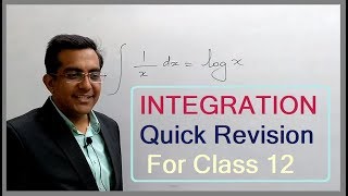 ❖INTEGRATION All Formulas Quick Revision For Class 12th Maths with Tricks and Basics NCERT SOLUTIONS [upl. by Kiyoshi]