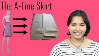 DIY Basic Pattern Tutorial The Aline Skirt [upl. by Conlan]