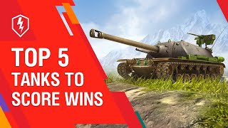 WoT Blitz Top 5 Tier X Tanks for Winning [upl. by Nais]