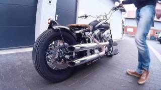 Harley Davidson Bobber MCJ exhaust [upl. by Anej]