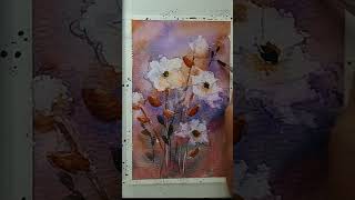 Whimsical Fantasy Watercolor Flowers [upl. by Yardley]