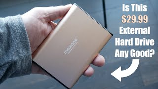 This 30 External Hard Drive Works On Both PC and Mac  Maxone SLIM series 2519 [upl. by Yleoj]