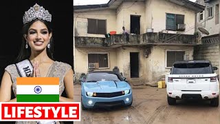 Miss Universe 2021 Harnaaz Kaur Sandhu Lifestyle Boyfriend Biography Income House Age ampNetWOrth [upl. by Elana697]