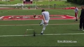 75Yard Field Goal by High School Kicker Logan Tyler [upl. by Zaraf]