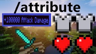 How to use attributes in Minecraft 116119 special items infinite healtharmor [upl. by Jobie780]