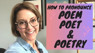 Learn to Pronounce POEM POET POETRY  American English Pronunciation Lesson learnenglish [upl. by Adnal]