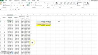 Mortgage Amortization Excel [upl. by Humpage]