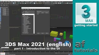 Getting Started in 3DS Max part 1  Introduction to the UI [upl. by Valentino891]