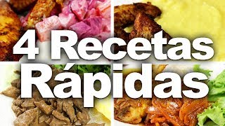 4 Recetas rápidas para hacer en casa  Sabores del Perú [upl. by Airamana]