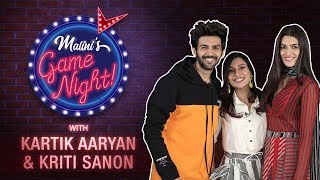 Malinis Game Night Episode 2  Kartik Aaryan amp Kriti Sanon  MissMalini [upl. by Itsrik]