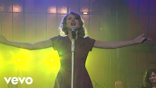 Taylor Swift  You Belong With Me Live on Letterman [upl. by Farika]