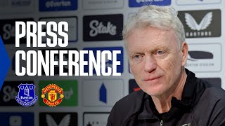 EVERTON V MANCHESTER UNITED  David Moyes Premier League press conference [upl. by Oswal]