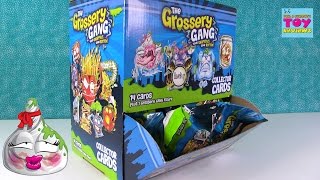 Grossery Gang Collector Cards amp Figure Blind Back Packs  PSToyReviews [upl. by Anaitat]