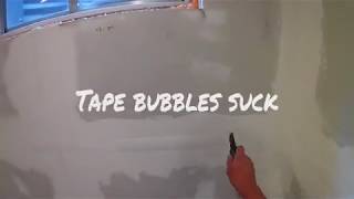 How to fix drywall tape bubbles [upl. by Alledi]